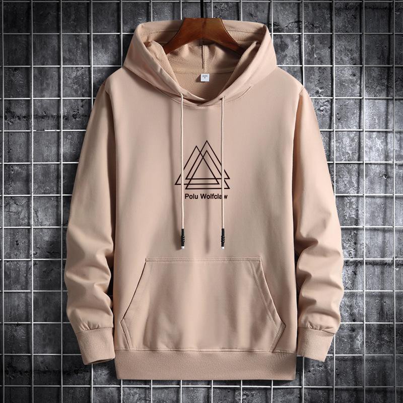 POLU TRIANGLE Hoodie Sweater Oversize | Outerwear Pria Wanita Outfit Kekinian Korean Style