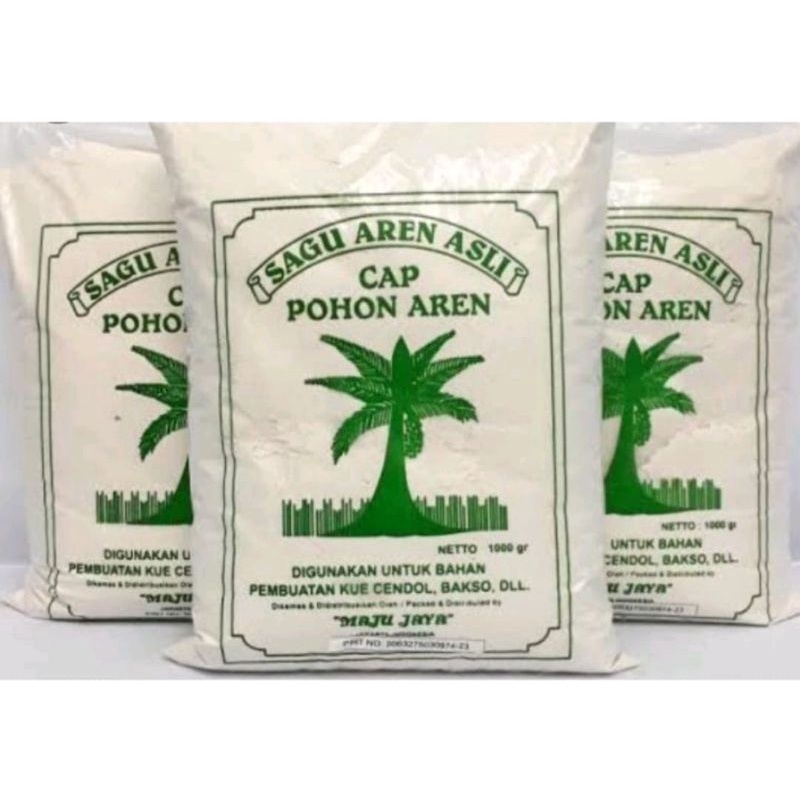 

Sagu Aren Asli Cap Pohon Aren - 1 Kg