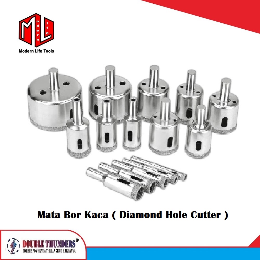 Mata Bor Kaca Keramik Granite Batu / Diamond Holesaw Hss Hole Saw ( 6mm Sampai 50mm )