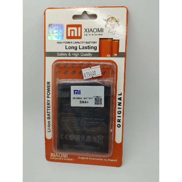 BATTERY BATRE LONG LASTING XIAOMI ORIGINAL BN41/BB42/BN43/BN44/BN45/BN46/BN47/BN48