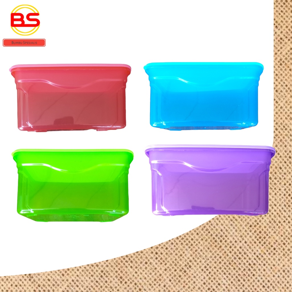 Toples Kotak Plastik Warna 2500 Ml/ Food Box / Tempat Makanan / Tempat Donat /kotak penyimpanan Toples plastik Kotak Makan 2500 ML