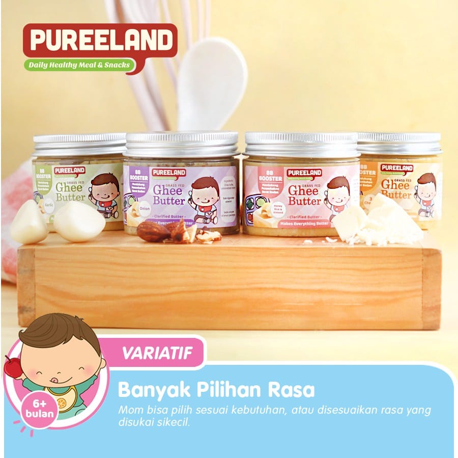 

ADY78 Pureeland Butter MPASI BB Booster / Grass Fed Butter / Mendukung Berat Badan Bayi/ Bumbu Masak