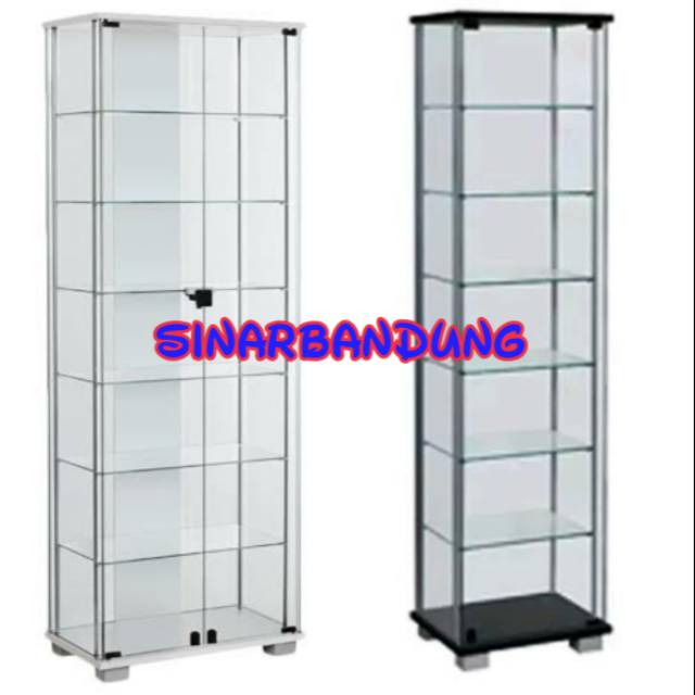 LEMARI HIAS PAJANGAN FULL KACA SEKAT BANYAK