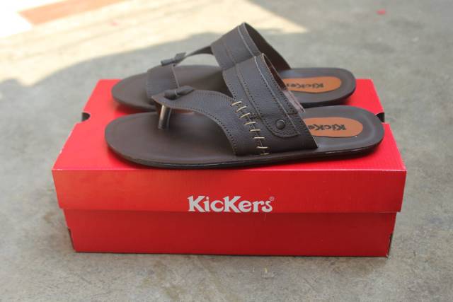 Sandal Kickers / Sandal Selop Pria / Sandal Slop / Sandal Pria / Sandal Kulit