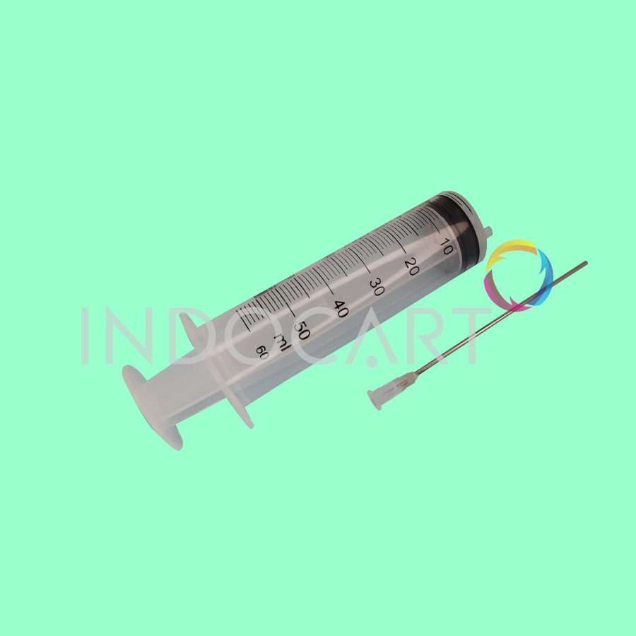 Syringe Spuid Spuit-Jarum Suntik-Suntikan Tinta-50cc Plus Jarum 10cm