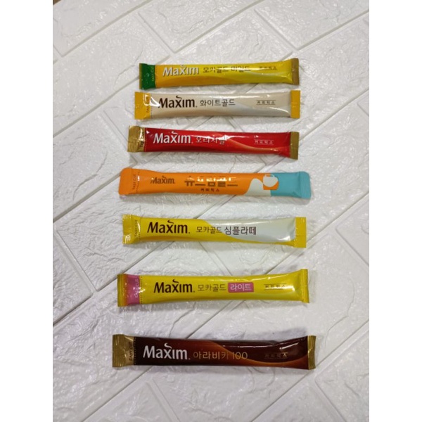 

Maxim Coffiee Korea Supreme / Mocha Gold / Arabica Coffie / Mocha Gold Simple Latte / Original / White Gold / Mocha Gold Light