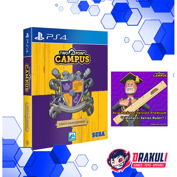 PS4 Two Point Campus Enrolment Edition + Bonus Ruler (R3/Asia/English)