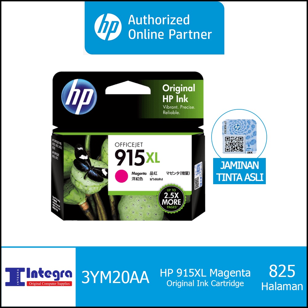 Tinta HP 915 XL Magenta Original Cartridge - 3YM20AA