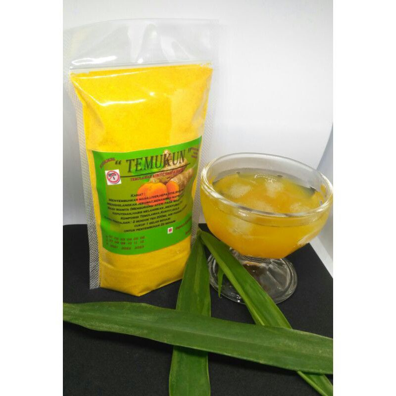 

Temukun Temulawak kunyit serbuk tanpa ampas 200gr
