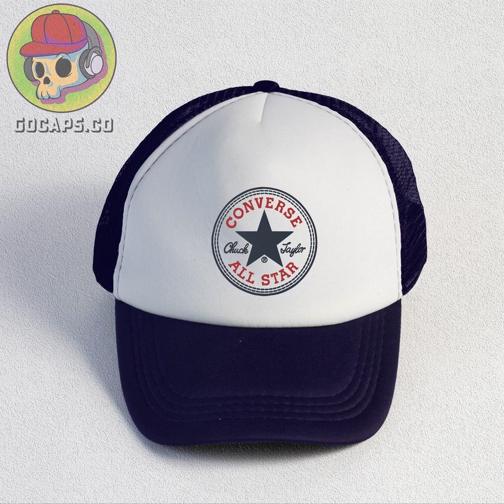 Converse | Trucker Hat | Topi Pria | Trucker | Baseball | Brand | Topi Jaring | Gocaps