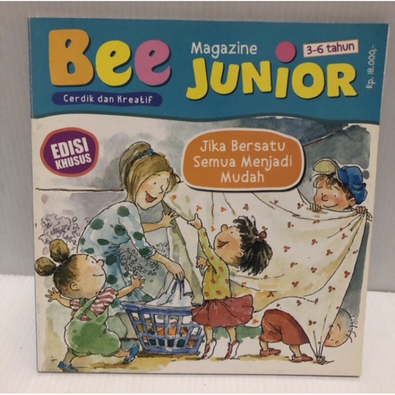 BUKU BEKAS MURAH TERAWAT Magazine Bee Junior "Jika Bersatu Semua Menjadi Mudah"