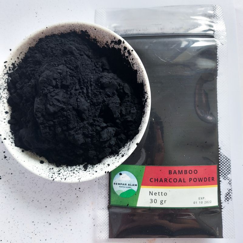 

30gr~100gr Bamboo Charcoal Powder by REMPAH ALAM 100% MURNI