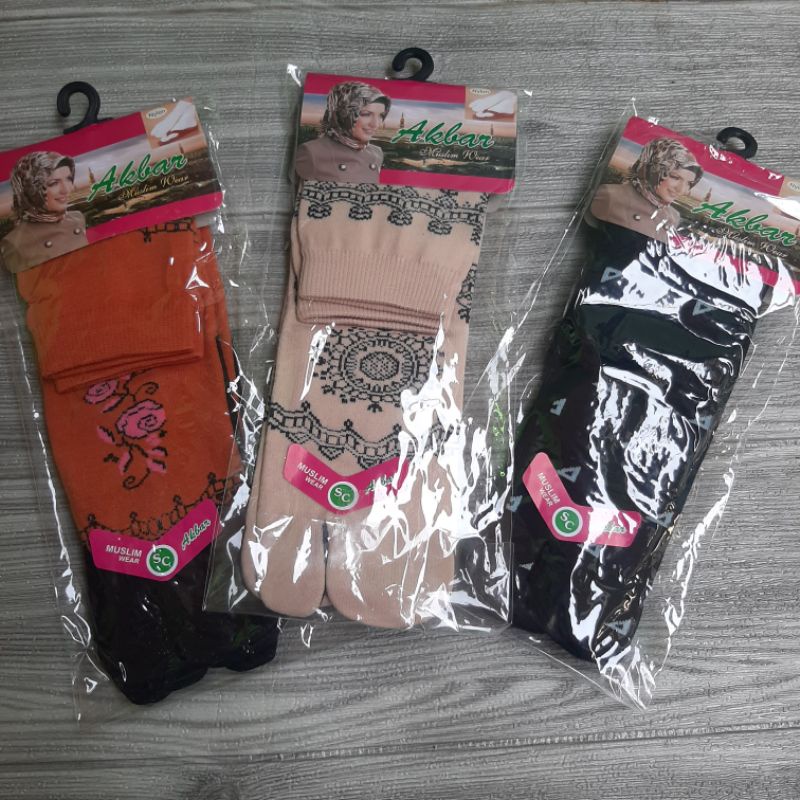 Kaos Kaki Jempol Wanita Muslimah/ Kaos Kaki Jempol Muslimah Panjang AKBAR