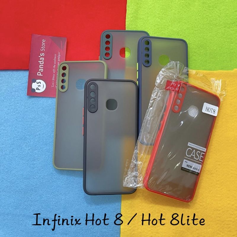 CASE/ SILIKON TERBARU AERO HP INFINIX HOT 8/ HOT 8 LITE MY CHOICE DOVE