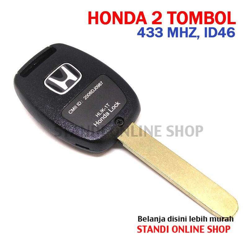 Remote Kunci Chip Transponder Remote PCB Honda 2T Brio Mobilio CR-V