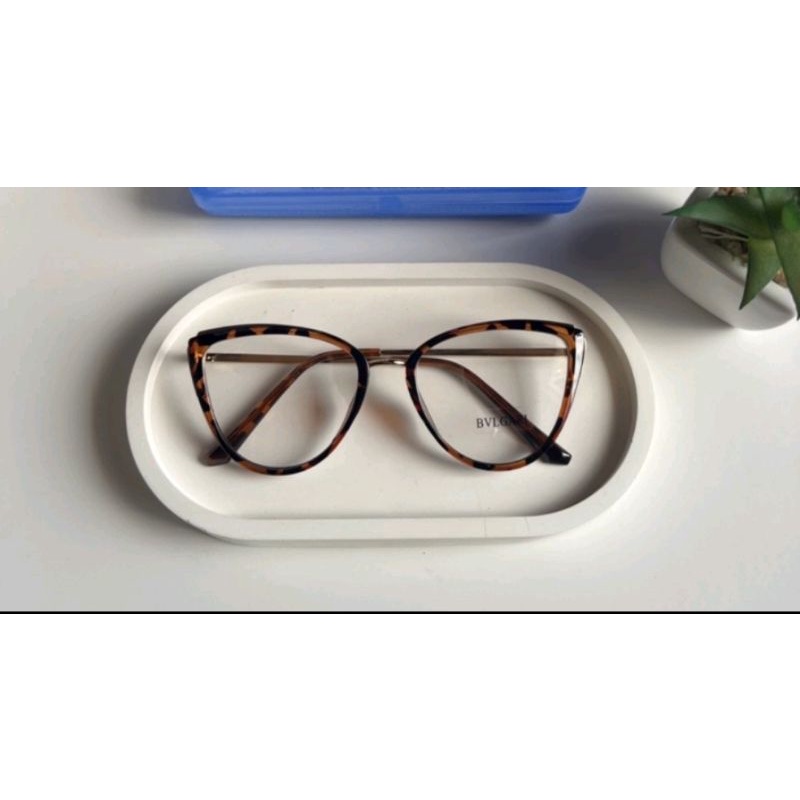 kacamata minus wanita cat Eye frame 3002