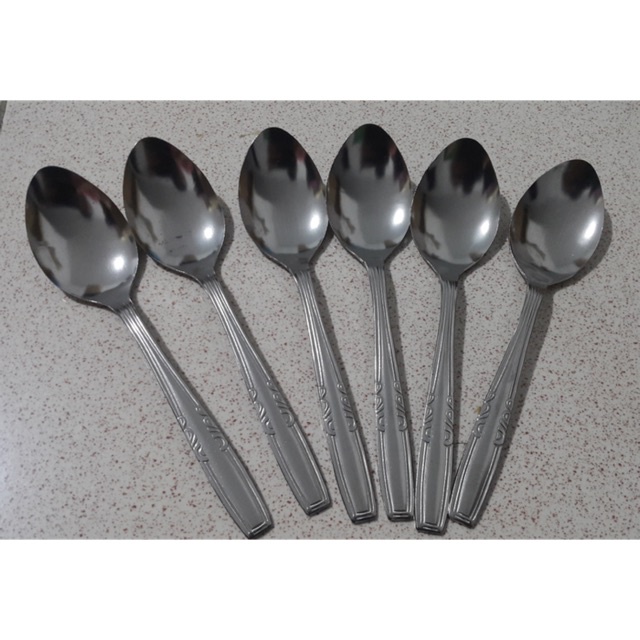 Sendok Makan Stainlees Steel 18gram Sendok Makan Garpu Makan ISI 12PCS