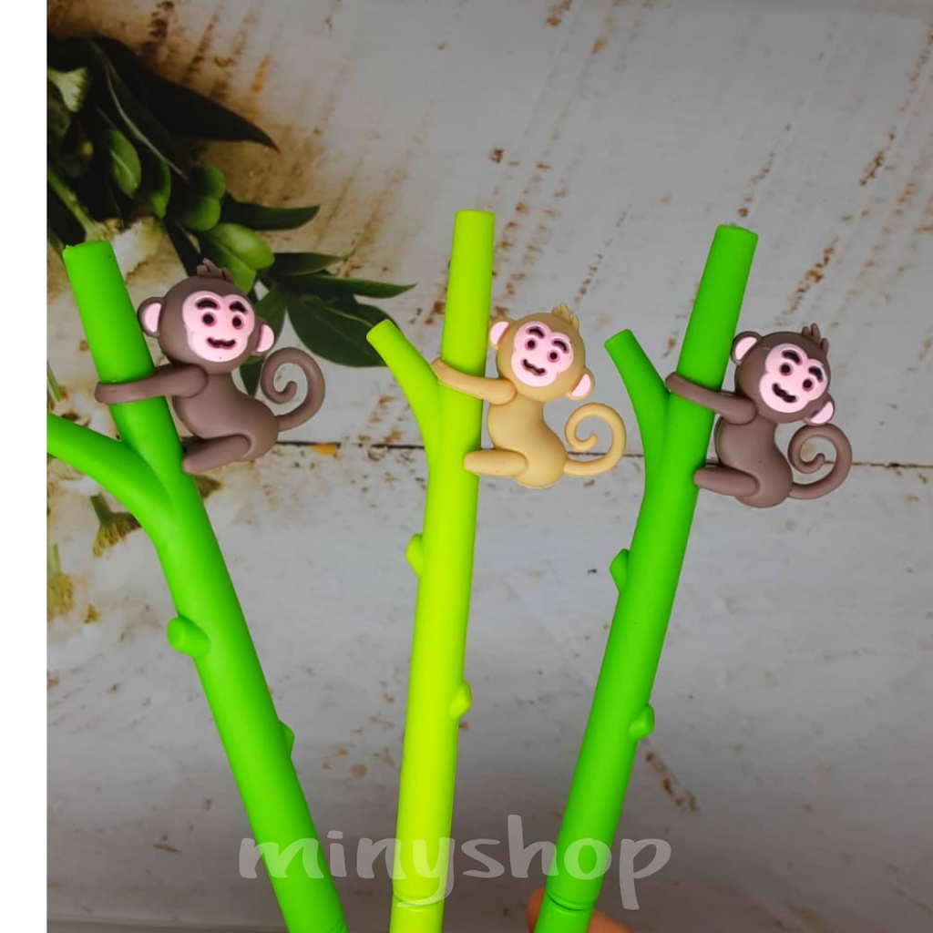 Pulpen Karakter Gel Motif Lucu Unik Murah Pena Karakter Bolpen Lucu Aneka Alat Sekolah-1