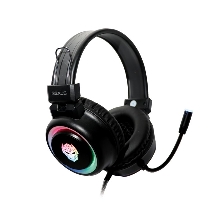 Rexus Headset Gaming Vonix F30 dengan LED RGB dan free splitter