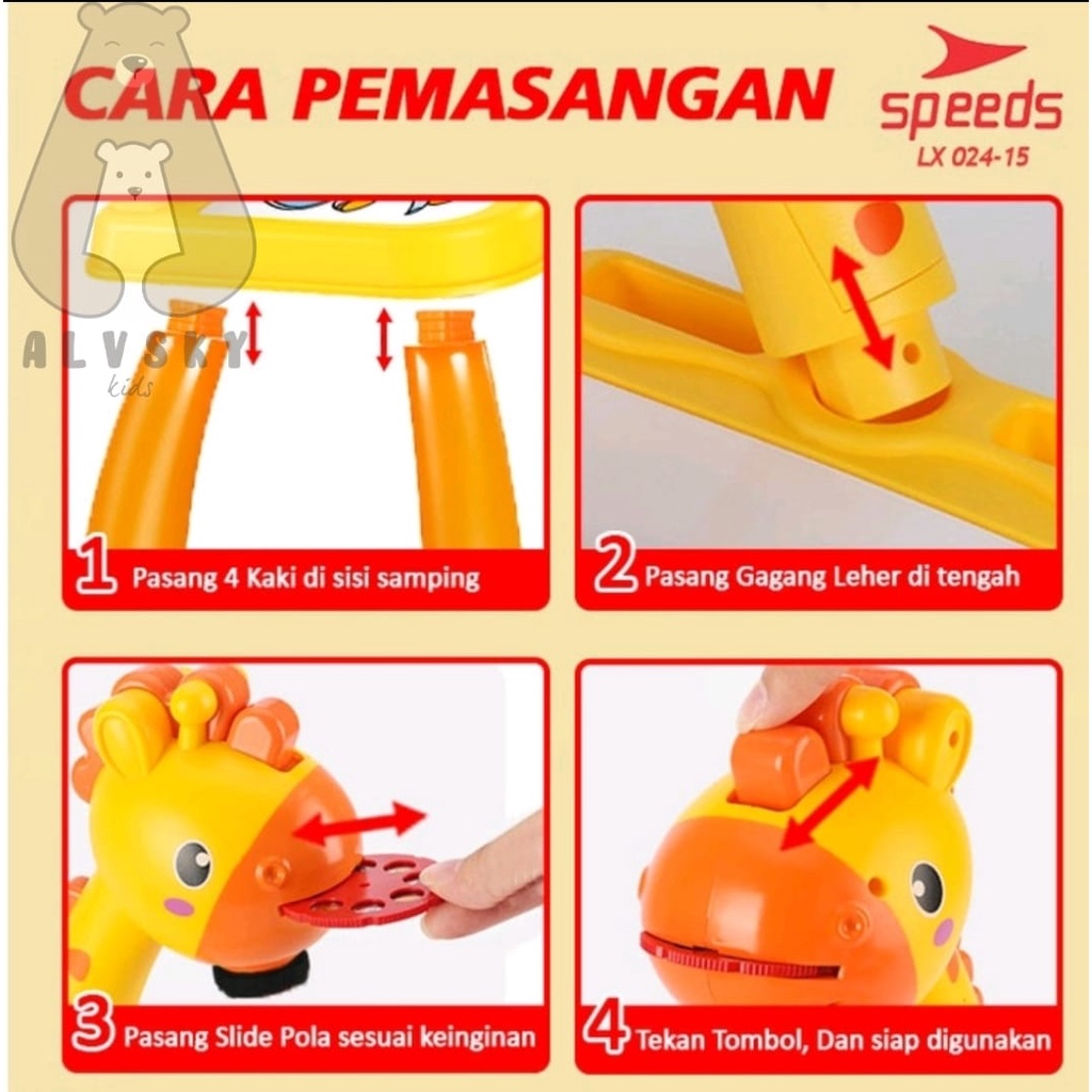 SPEEDS PROJECTION PAINTING MEJA MENGGAMBAR PROYEKSI GAMBAR BERWARNA ANAK PROYEKTOR MAINAN EDUKASI