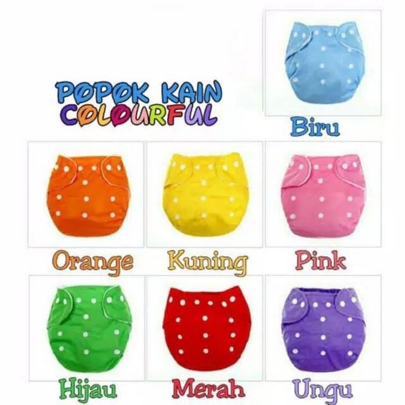 Popok Kain Bayi/Popok Clodi/Popok Cuci Ulang