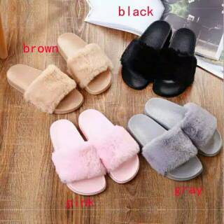  Sandal  bulu  korea Shopee Indonesia