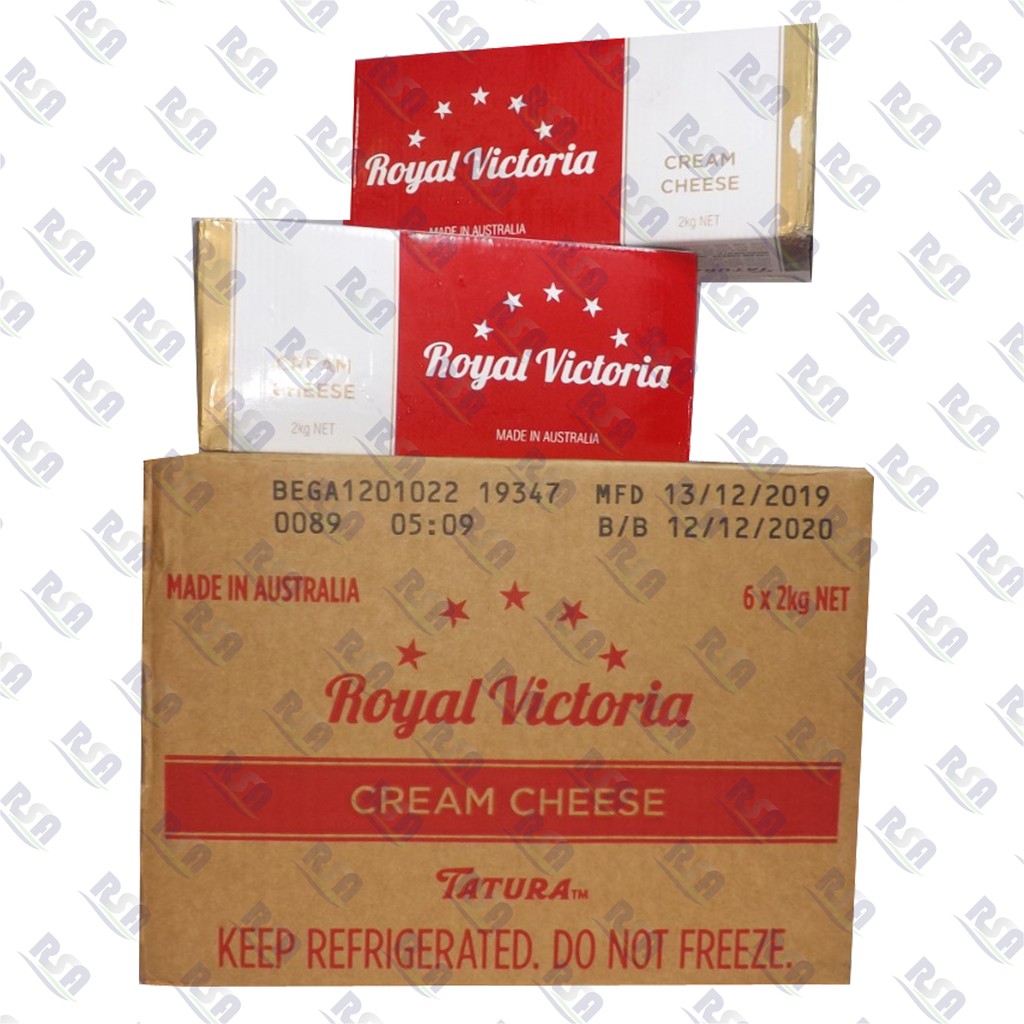 

Cream Cheese Royal Victoria 2 Kg x 6 Import dari Australia