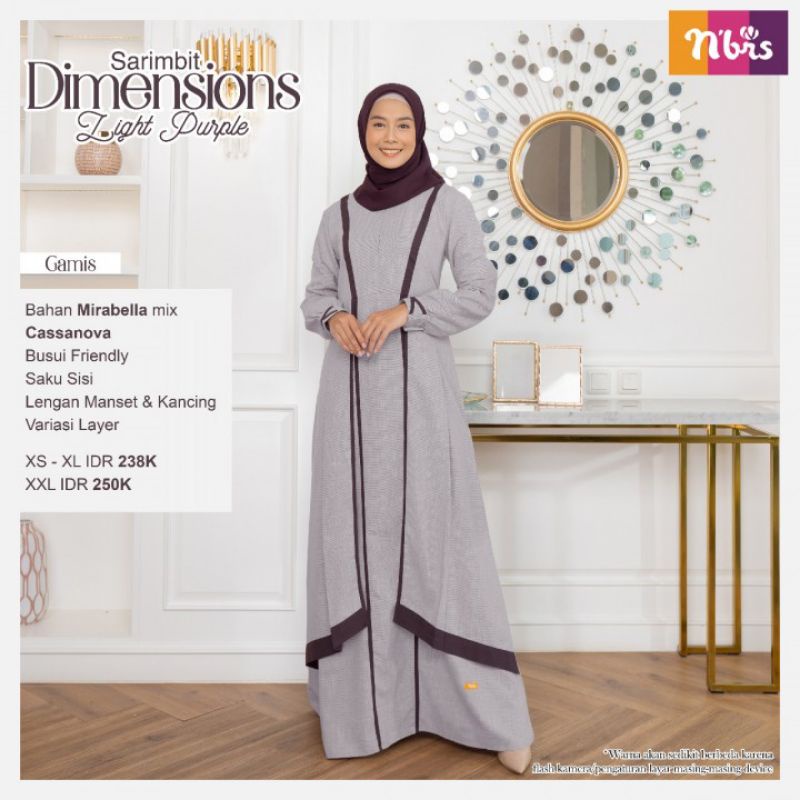 DIMENSIONS GAMIS NIBRAS / DIMENSIONS SARIMBIT 2022