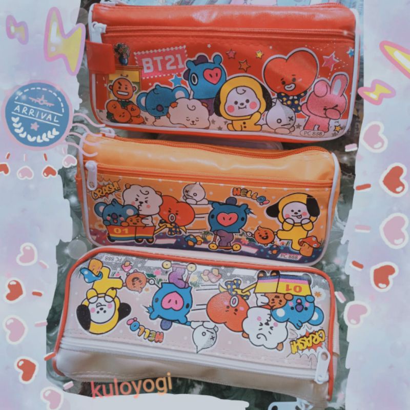 

Tempat Pensil BTS Besar Motif BT21