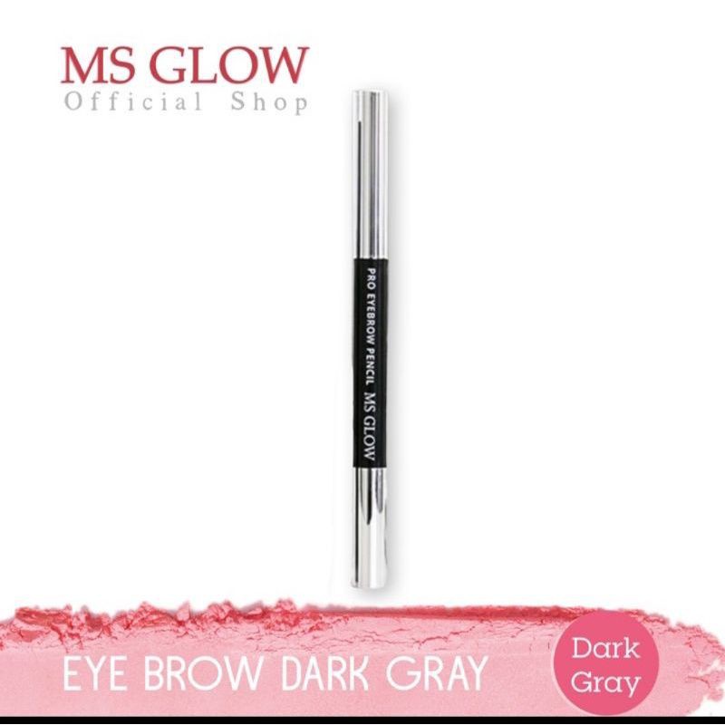 MS GLOW PAKET EYES SERIES ISI 3 (EYELINER / EYEBROW PENCIL / EYELASH &amp; BROW SERUM) BISA ECER