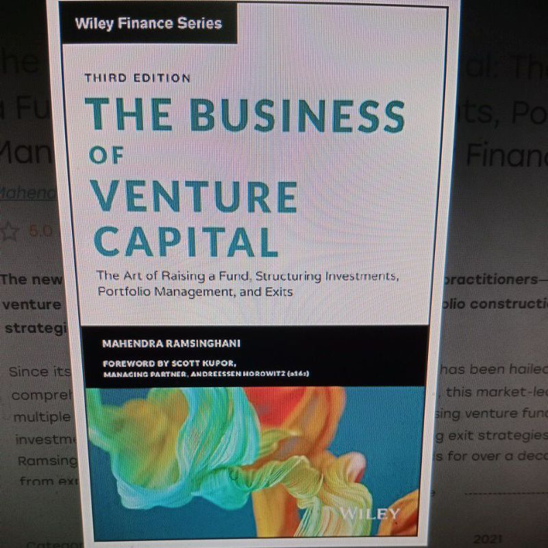 the business of venture capital by wiley