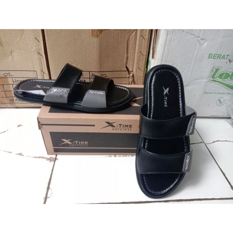 SANDAL PRIA DEWASA TERBARU DAN TERMURAH (X-TIME) SANDAL PRIA ORIGINAL