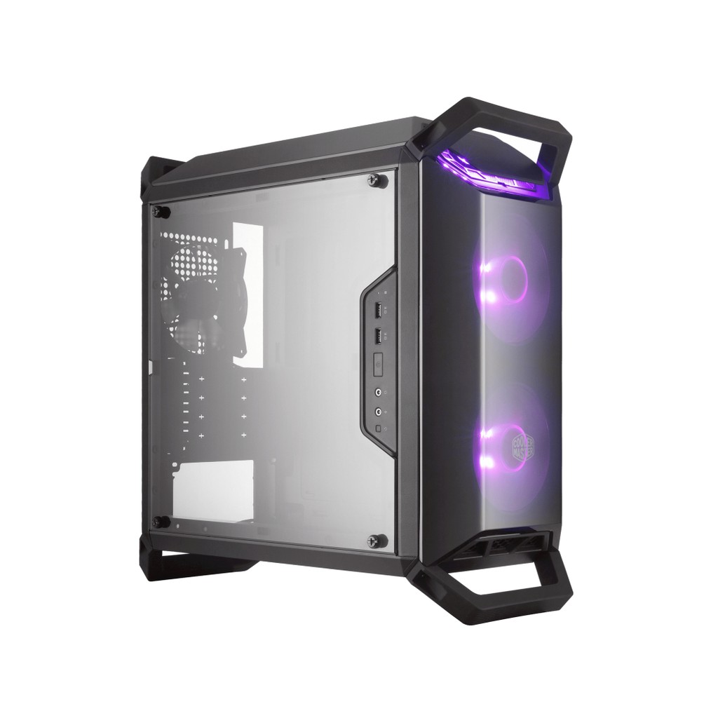 Cooler Master MasterBox Q300P + 2 Fan RGB Micro ATX Casing PC