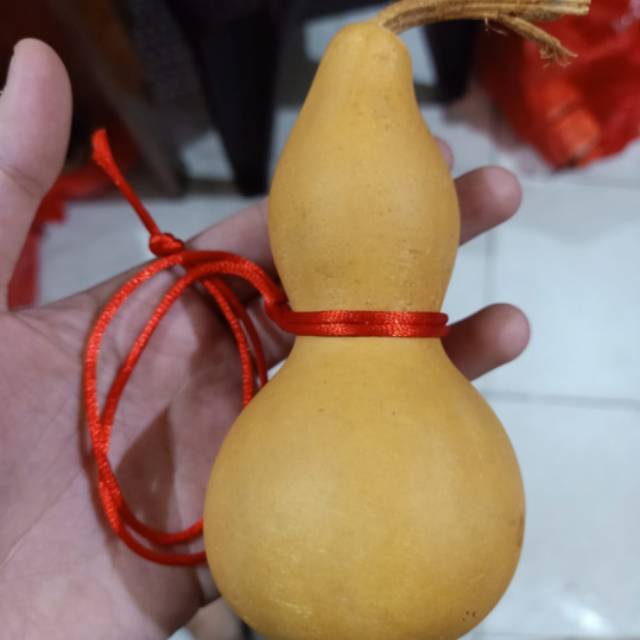 Labu Asli Holo Wu Luo Fengshui Kayu Jumbo