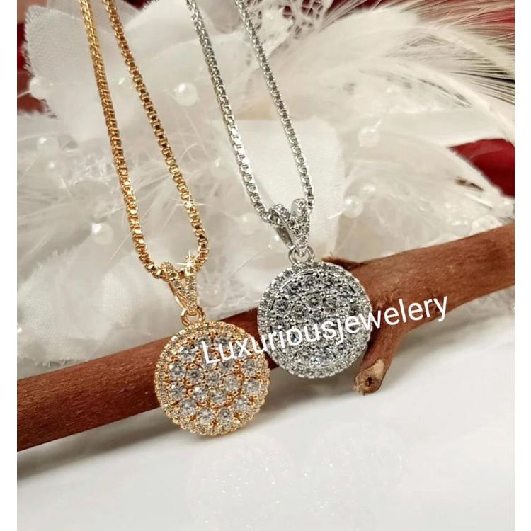 Luxuriousjewelery- Kalung mewah Replika Berlian Eropa