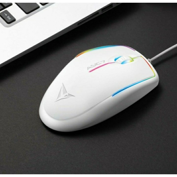 Alcatroz Asic 7 RGB FX Mouse Gaming LED Optical USB Kabel Di Laptop PC Komputer