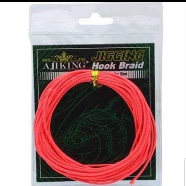 KEVLAR AJIKING JIGGING HOOK BRAID - Color PINK