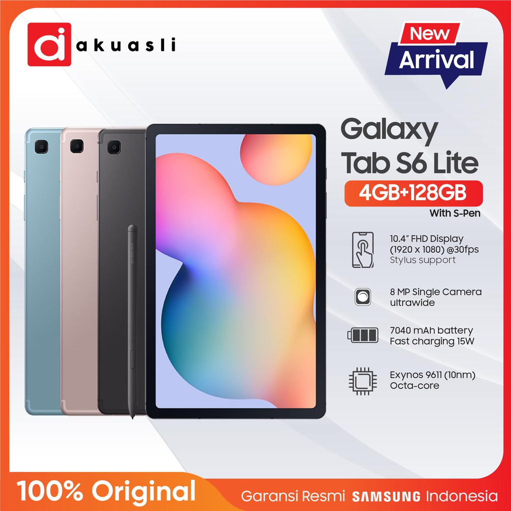 Jual Samsung Galaxy Tab S6 Lite P615 RAM 4 GB ROM 128 GB 4/128 4GB
