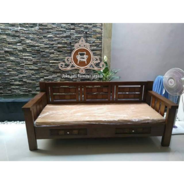 Kursi bale jati solid