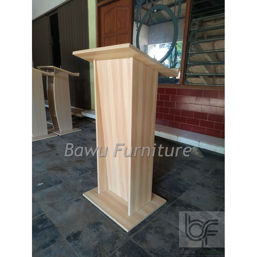 Promo Podium Minimalis Atau Mimbar Masjid Minimalis HPL Unit Banyak Siap Berangkat Sehari Sampai