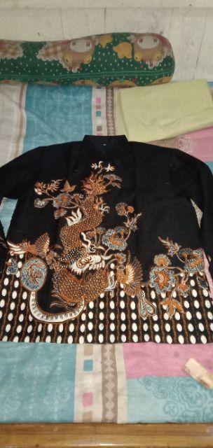 Ajibhanu Kemeja Batik Pria Atasan Batik Baju Batik Pria Lengan Panjang Batik Modern Ori By Anjani