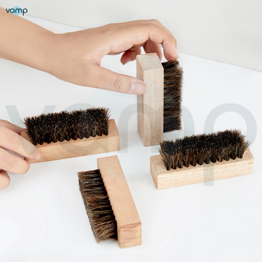 Premium Shoe Brush (Soft) for Upper | Sikat Pembersih Sepatu Cleaner by Vamp Shoe Care | Easy Cleen