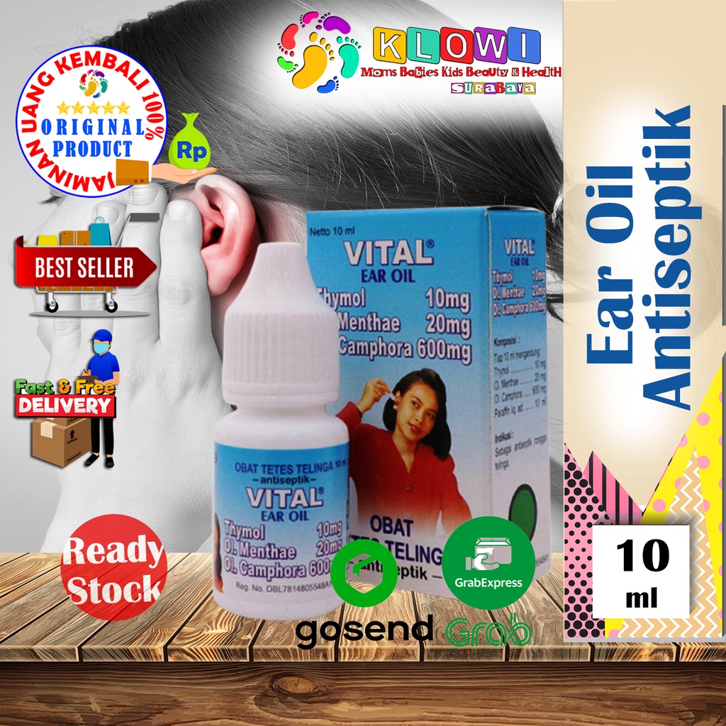 Vital Ear Oil Obat Tetes Telinga - 10 mL