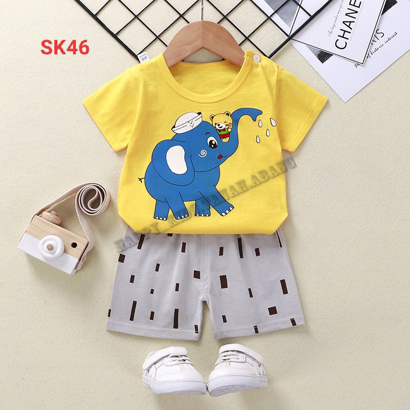 SETELAN BAYI LENGAN PENDEK / SETELAN BAYI IMPORT