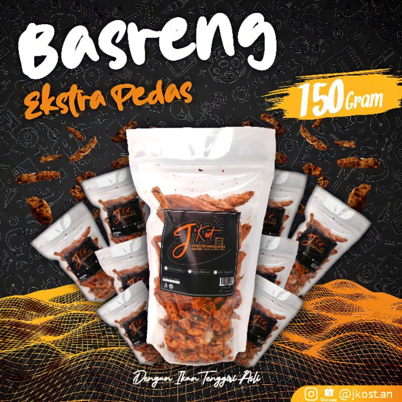 

BASRENG EXTRA PEDAS DAUN JERUK IKAN TENGGIRI (Pouch 150 gram)