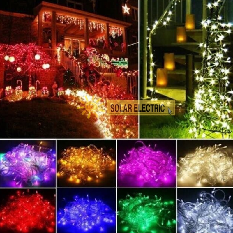 Lampu Hias LED 10M Lampu Tumbler LED Lampu Natal Rainbow TWINKLE LIGHT