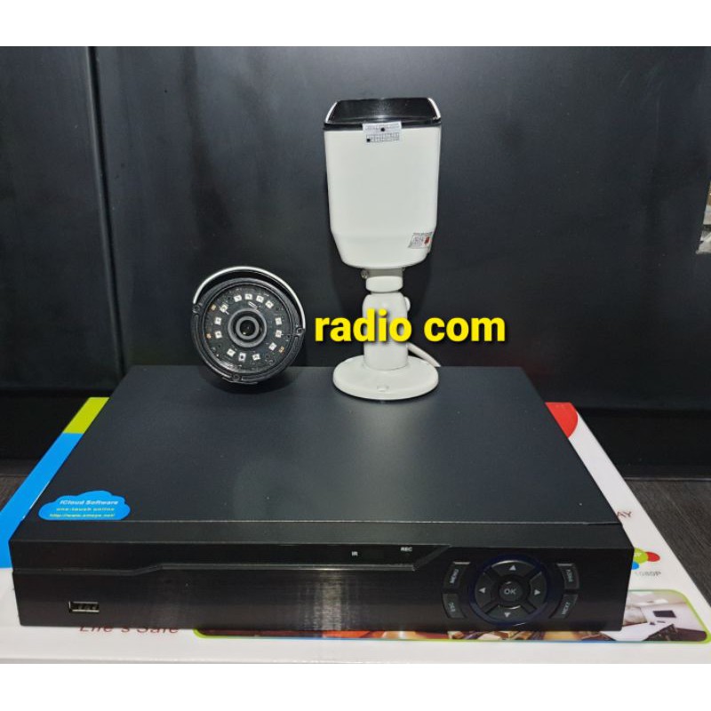 paket cctv 4 chanel 2 camera 5mp 1080p turbo hd ir sony exmor