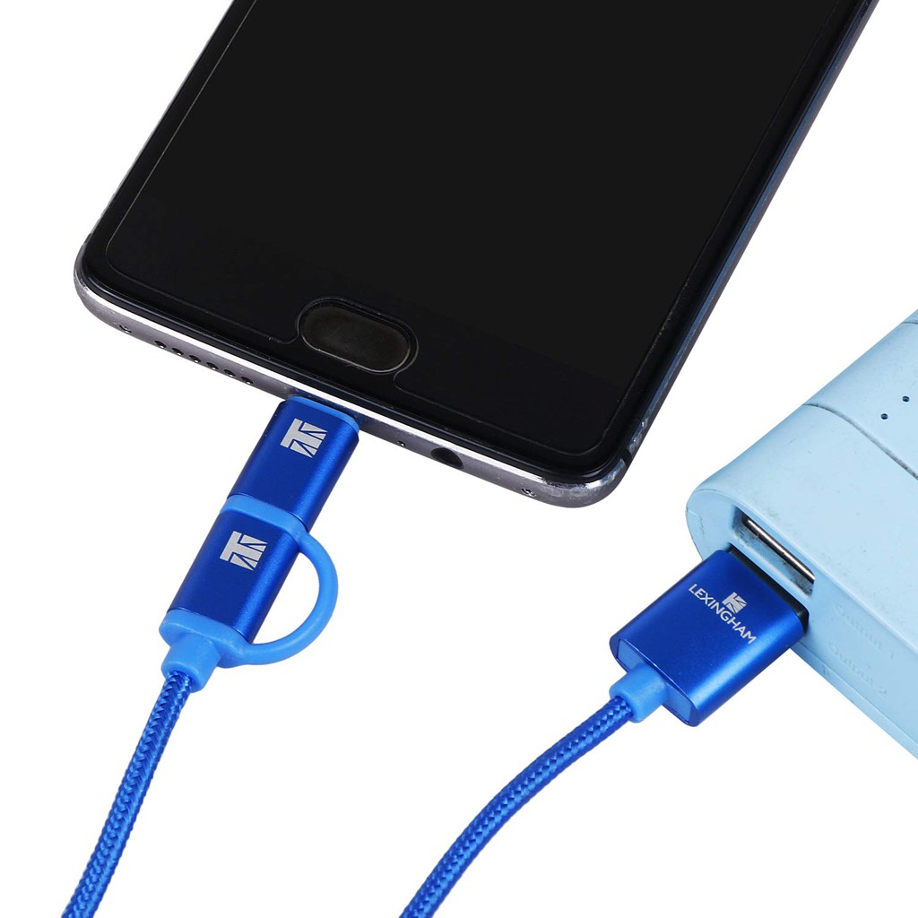 Lexingham 2-in-1 Cable  | Micro USB + Type C | Samsung L5790