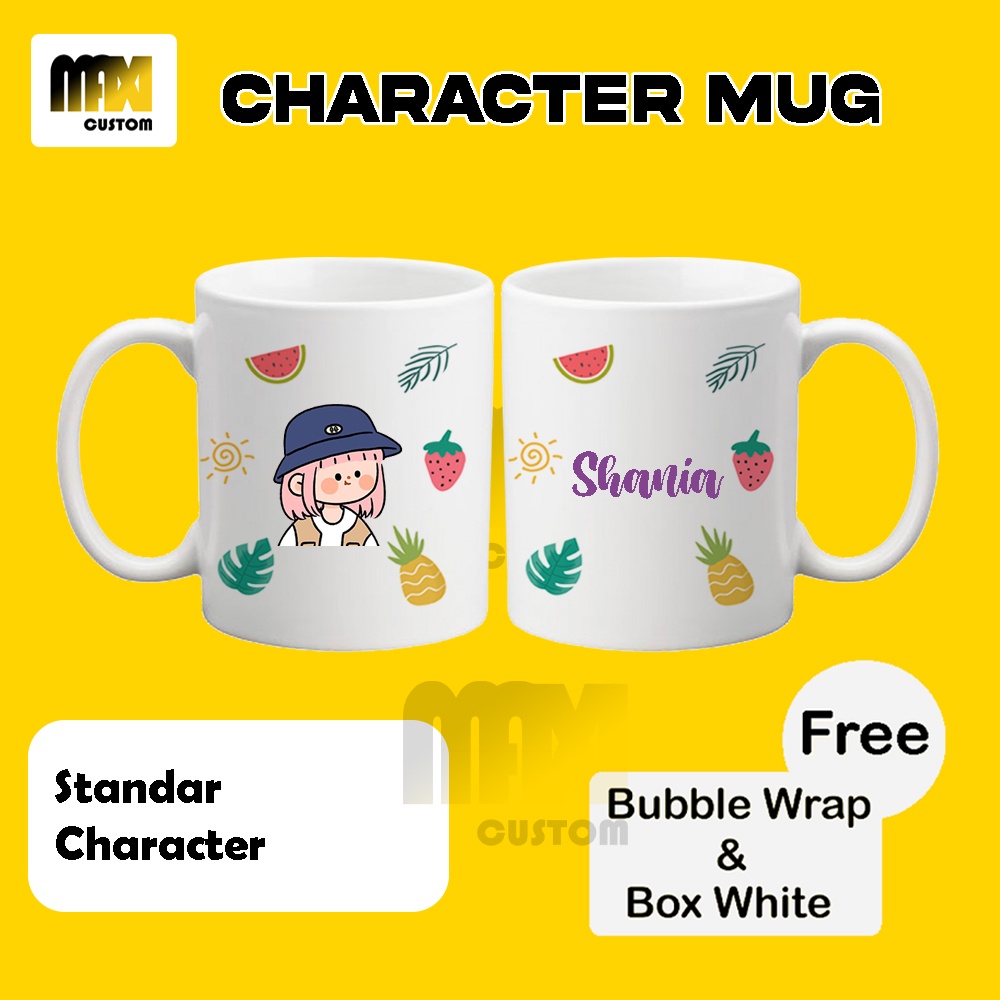 MUG AVATAR LUCU / MUG KARAKTER / MUG CUSTOM ( MURAH )