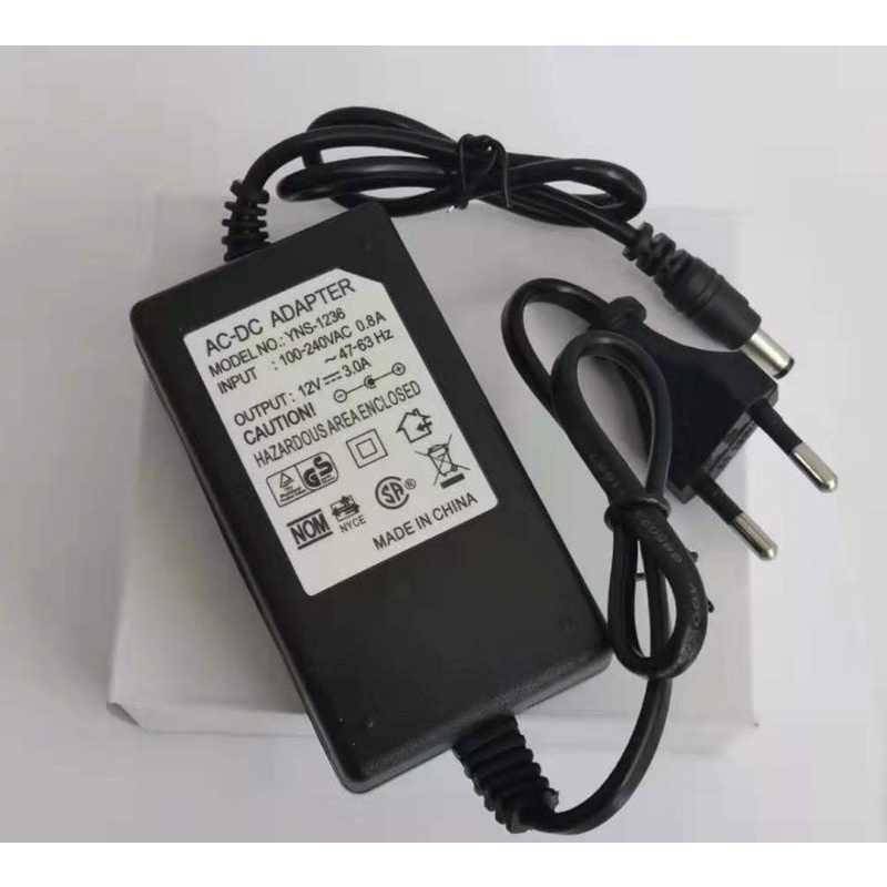 ADAPTOR DC 24v 1A 12V 2A 3A MURNI TRAFO POWER SUPPLY UNTUK LAMPU STRIP ALL CCTV DVR HDD ADP PSU BNC DRAT
